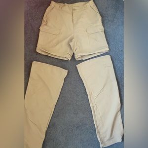 Convertible Zip off Pants Cargo Breathable
